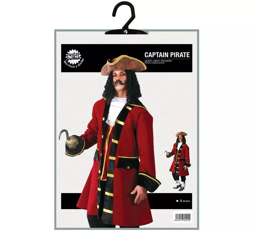 Translation missing: it.Disfraz de Pirata Garfio para hombre