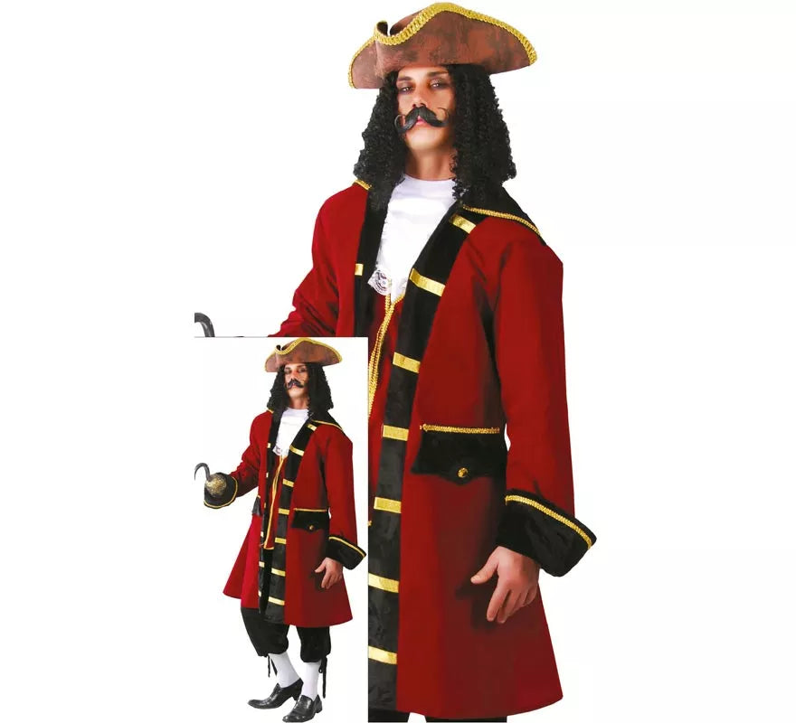 Translation missing: it.Disfraz de Pirata Garfio para hombre