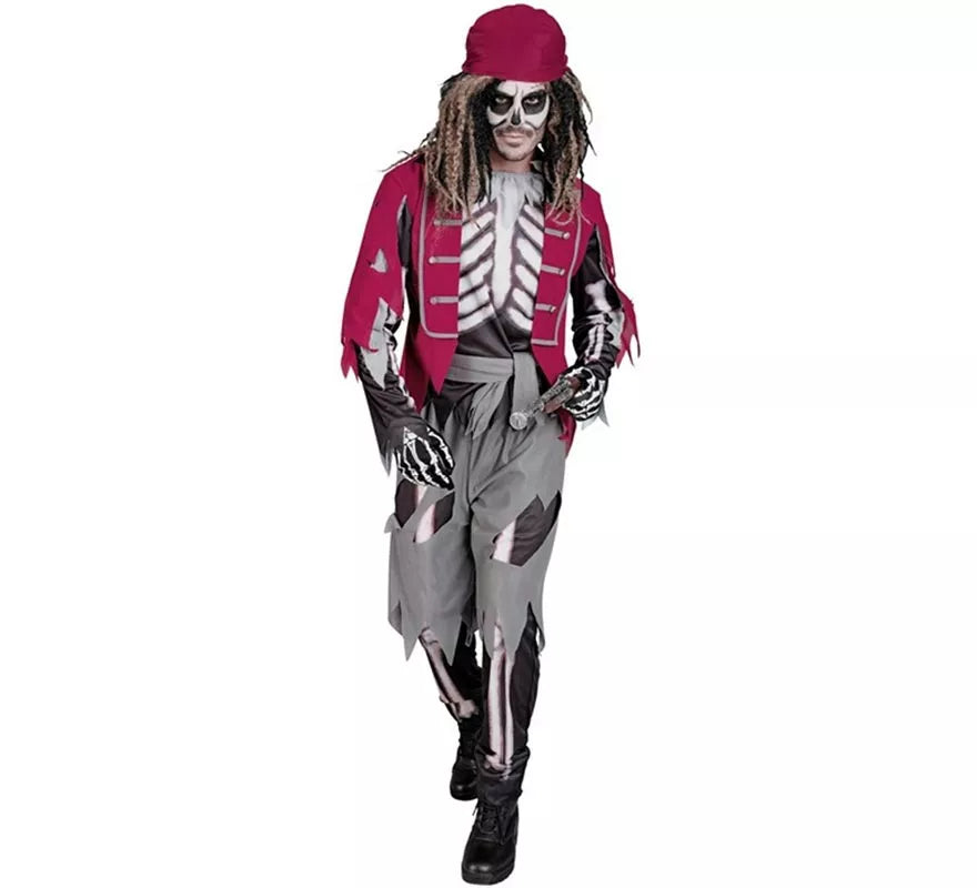 Translation missing: es.Disfraz de Pirata Grumete Esqueleto para hombre