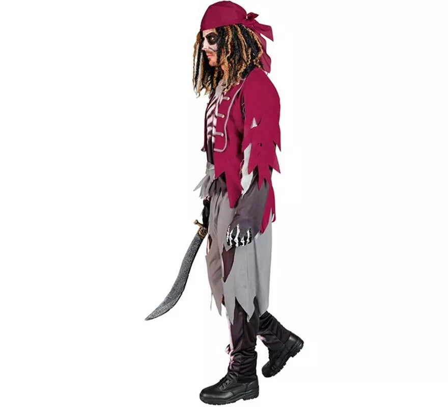 Disfraz de Pirata Grumete Esqueleto para hombre
