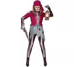 Disfraz de Pirata Grumete Esqueleto para mujer
