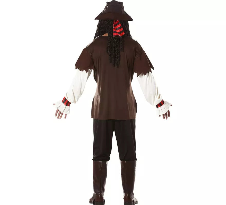 Translation missing: it.Disfraz de Pirata Guapo Caribe para hombre