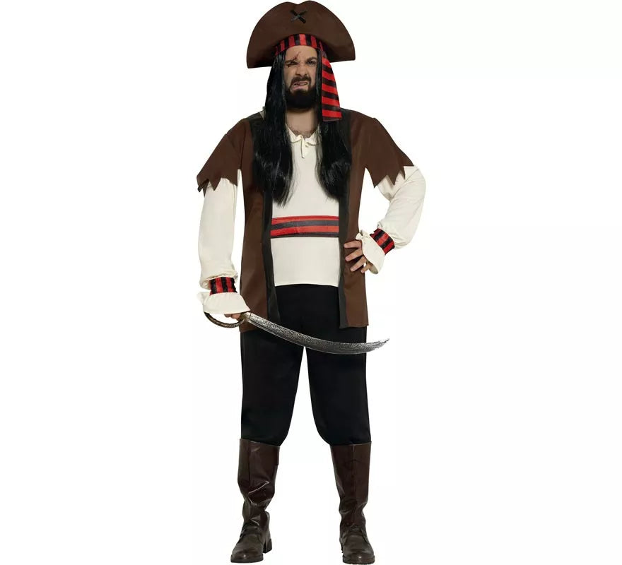 Disfraz de Pirata Guapo Caribe para hombre