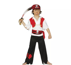 Costume da pirata frastagliato per un ragazzo