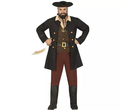 Disfraz de Pirata negro para Hombre