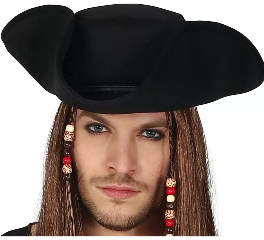 Translation missing: it.Disfraz de Pirata negro para Hombre