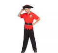 Disfraz de Pirata Rojo para niño