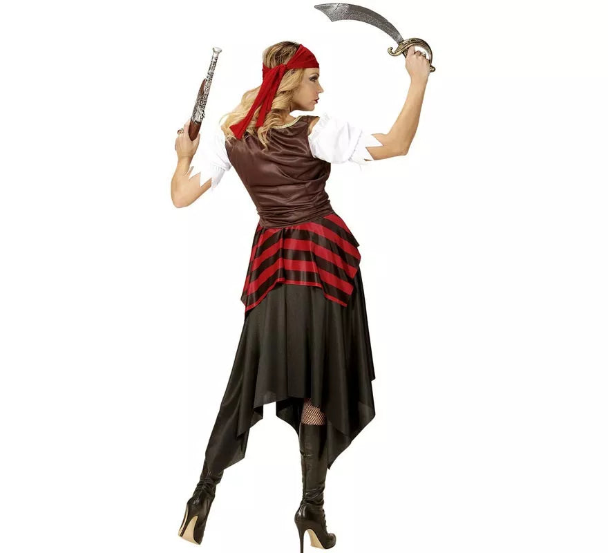 Translation missing: it.Disfraz de Pirata Temeraria con cinta para mujer