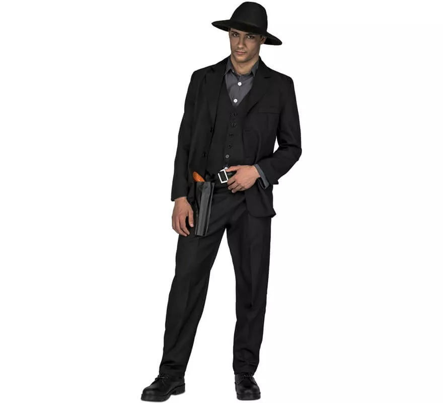 Disfraz de Pistolero Oscuro para hombre