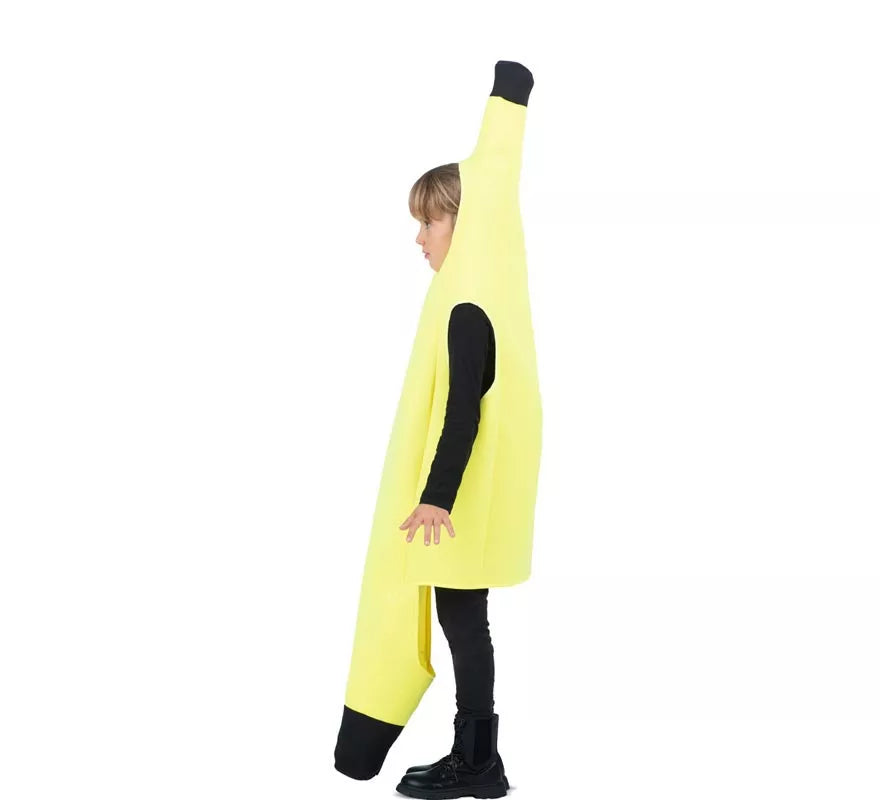 Disfraz de Plátano amarillo entero para niños