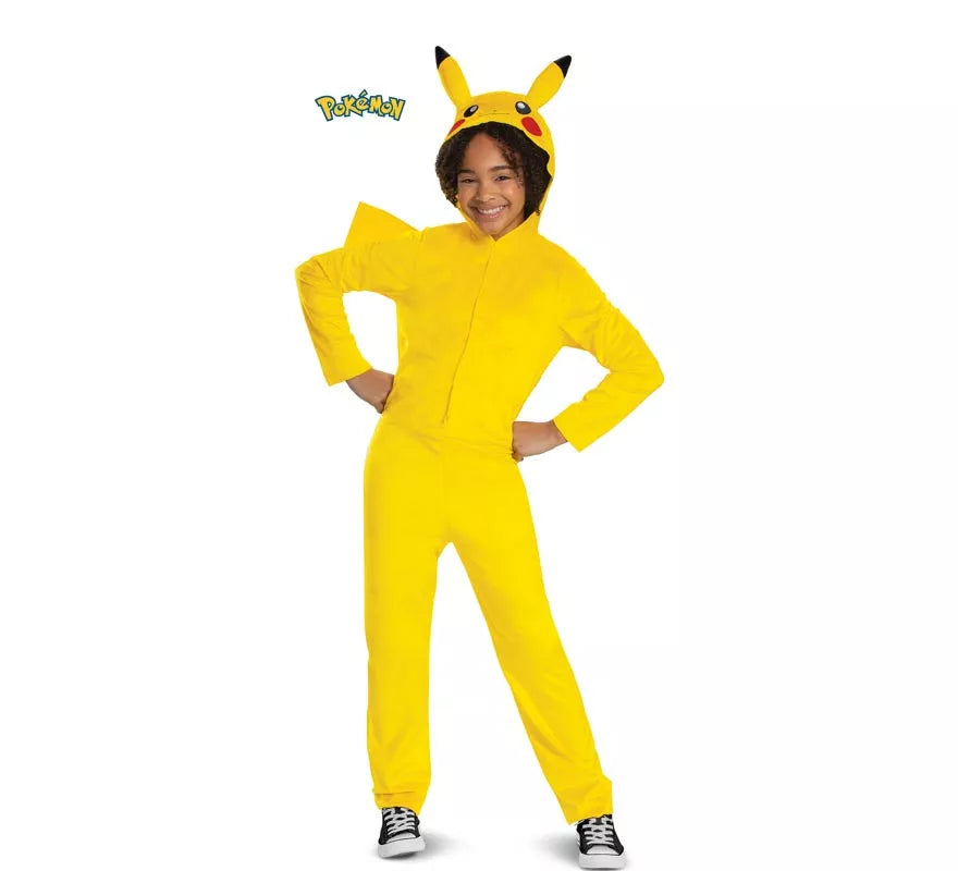 Translation missing: it.Disfraz de Pokemon Pikachu con capucha para niños