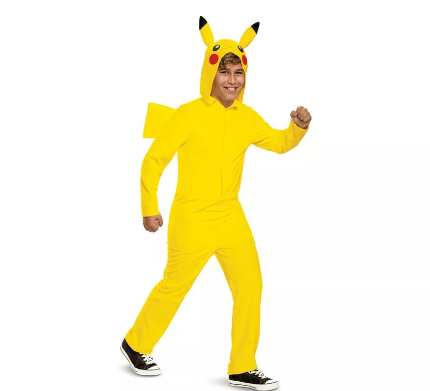 Translation missing: es.Disfraz de Pokemon Pikachu con capucha para niños