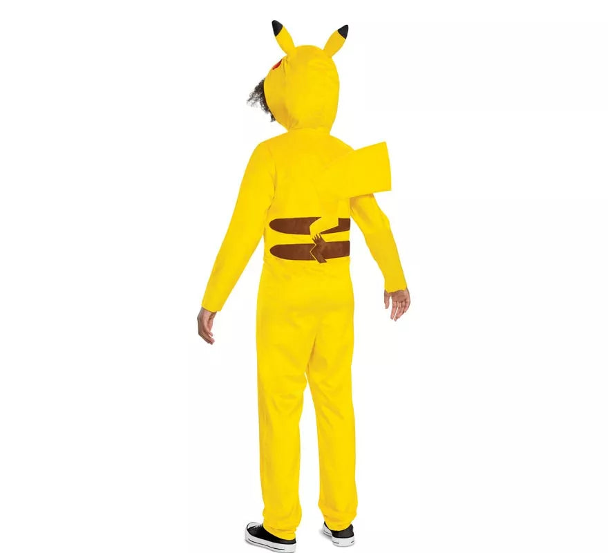 Disfraz de Pokemon Pikachu con capucha para niños