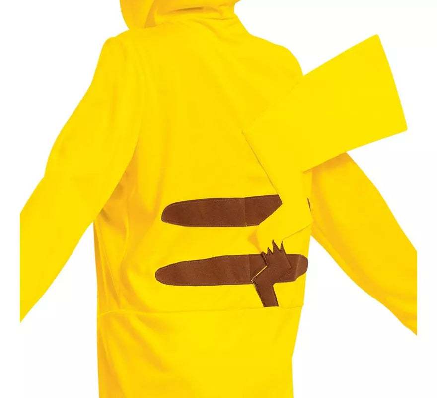 Translation missing: es.Disfraz de Pokemon Pikachu con cola de lujo para niños