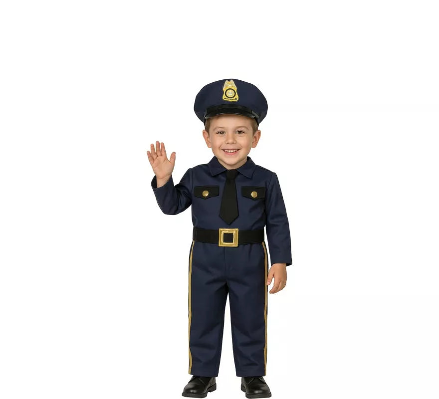 Translation missing: es.Disfraz de Policía azul Baby para bebés
