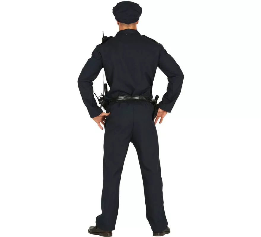Translation missing: it.Disfraz de Policía azul para hombre