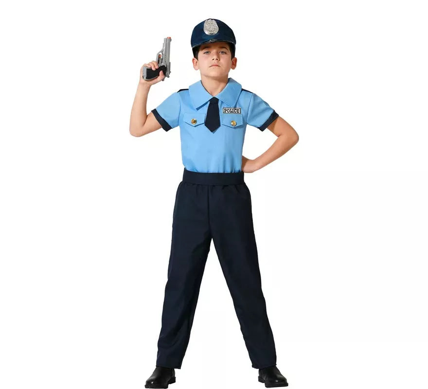 Translation missing: it.Disfraz de Policía azul para niño