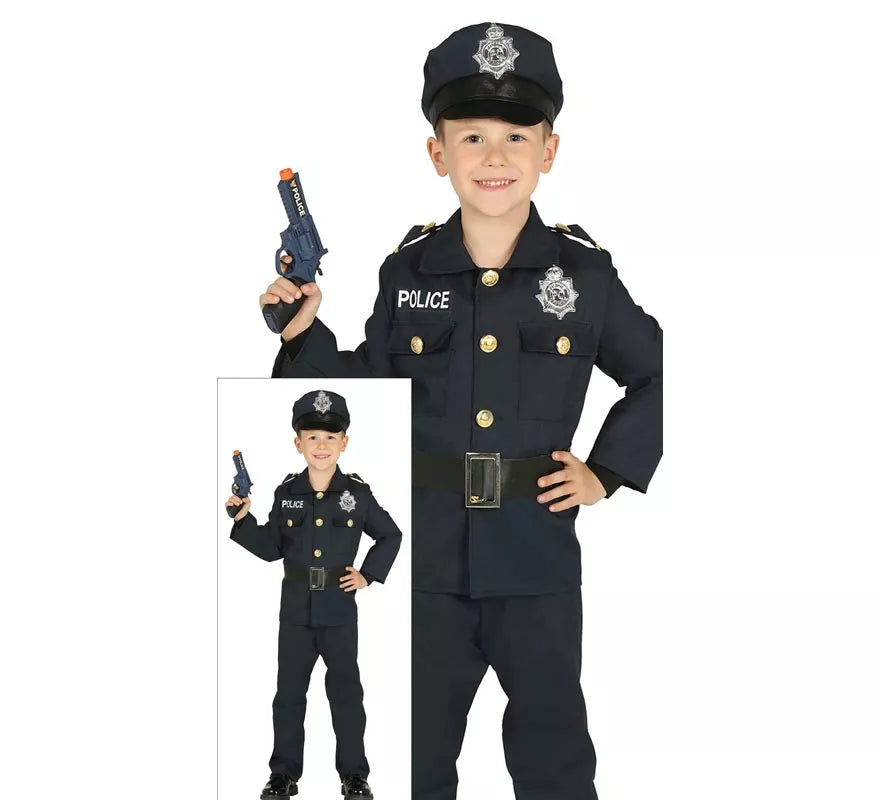 Translation missing: it.Disfraz de Policía azul para niños