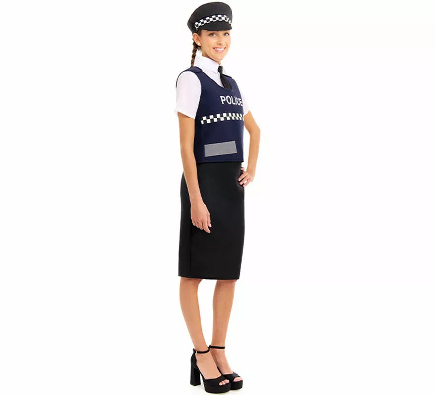Disfraz de Policía Chaleco para mujer