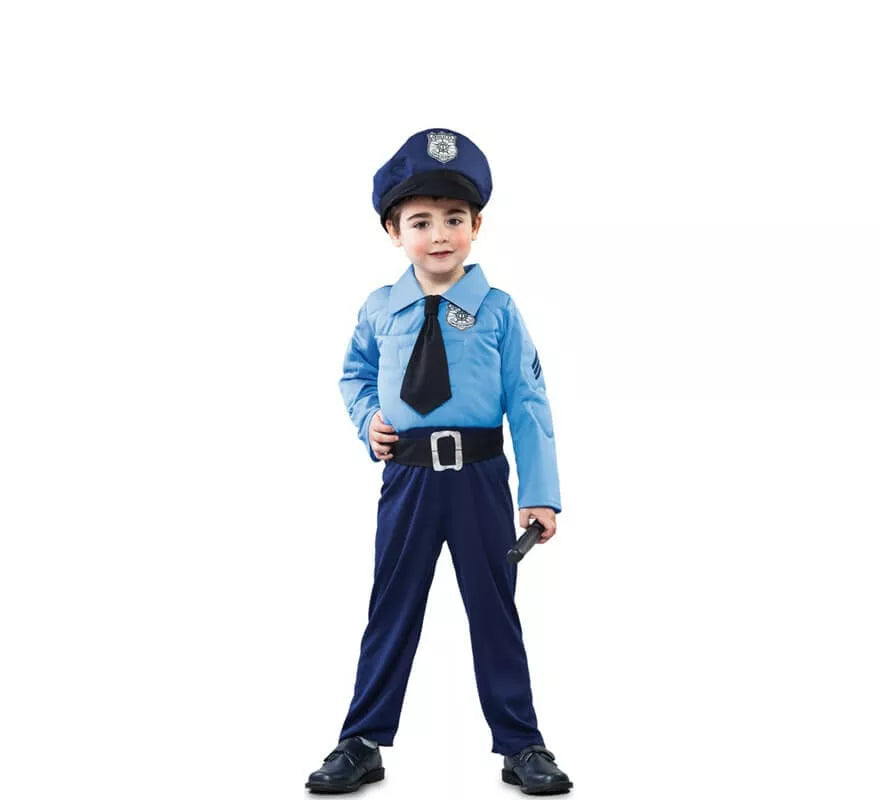 Translation missing: it.Disfraz de Policía con corbata para niño