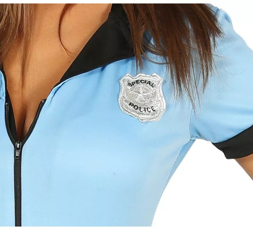 Translation missing: it.Disfraz de Policía con cremallera para mujer
