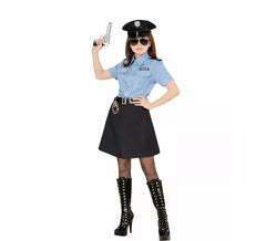 Costume da poliziotto con cappello per donna