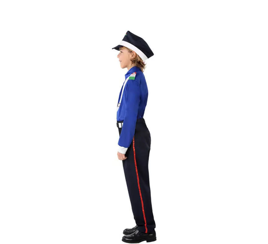 Disfraz de Policía Italiano para niño