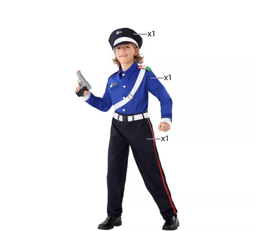 Translation missing: es.Disfraz de Policía Italiano para niño