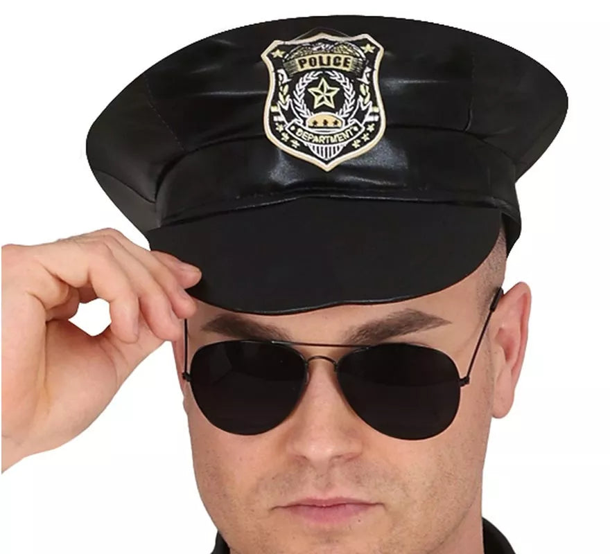 Translation missing: it.Disfraz de Policía manga corta para hombre