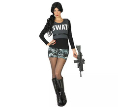 Costume da polizia SWAT per donna