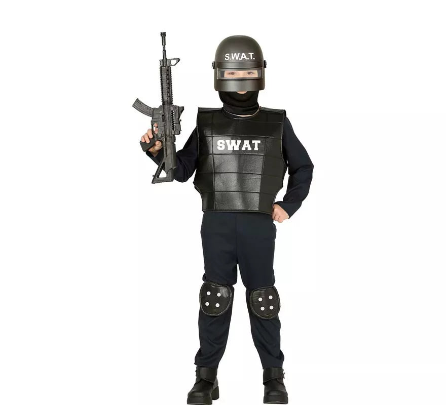 Translation missing: es.Disfraz de Policía Swat para niño