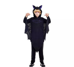 Costume da poncho da pipistrello per bambini