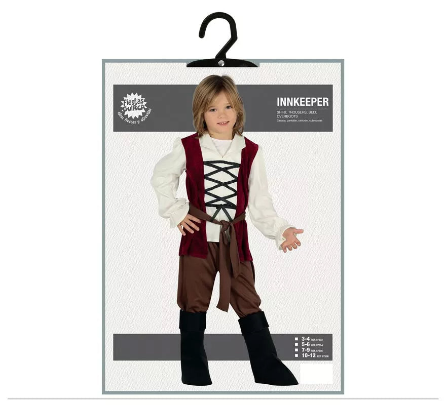 Translation missing: es.Disfraz de Posadero Medieval para niño