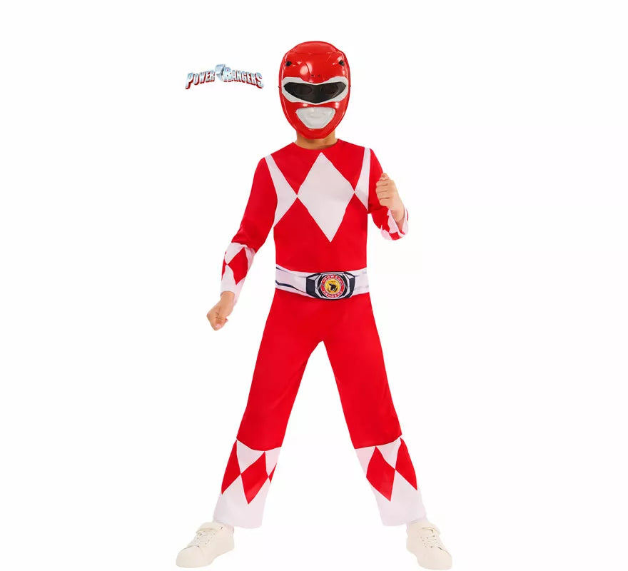 Translation missing: it.Disfraz de Power Ranger Rojo para niño