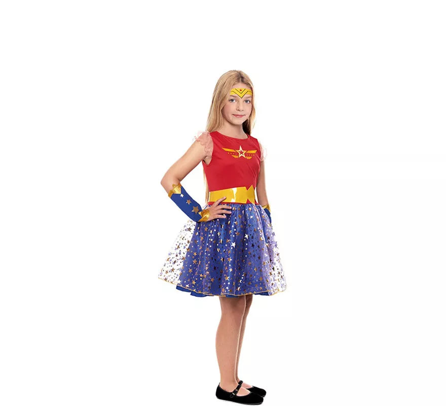 Translation missing: it.Disfraz de Power Woman para niña