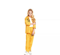 Costume da Prigioniera Gialla per bambina