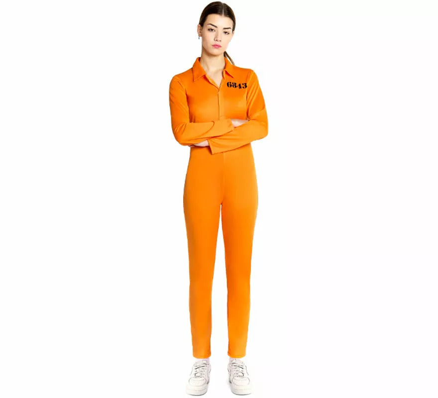 Translation missing: it.Disfraz de Presidiaria naranja para mujer