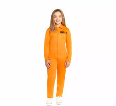 Costume da prigioniera arancione per bambine