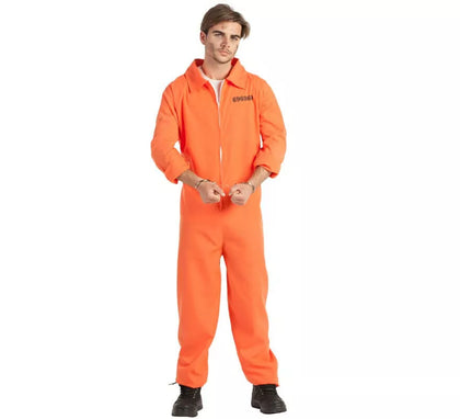 Disfraz de Preso con Identificador para hombre