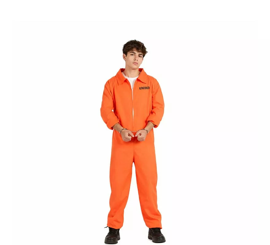 Translation missing: it.Disfraz de Preso con Identificador para hombre