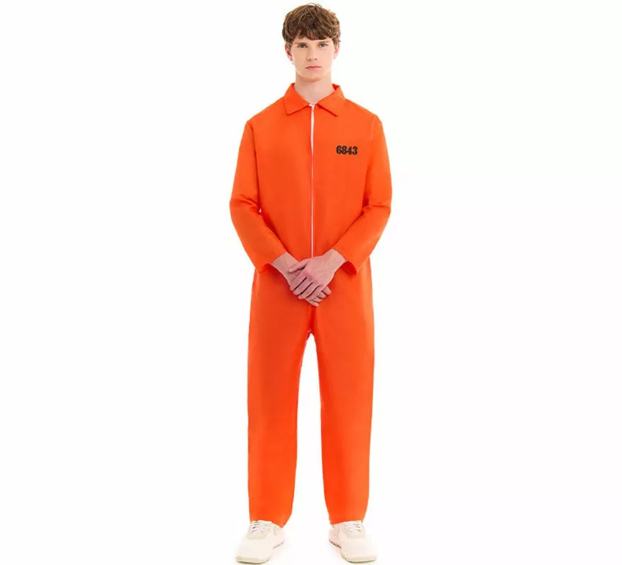 Translation missing: it.Disfraz de Preso naranja para hombre
