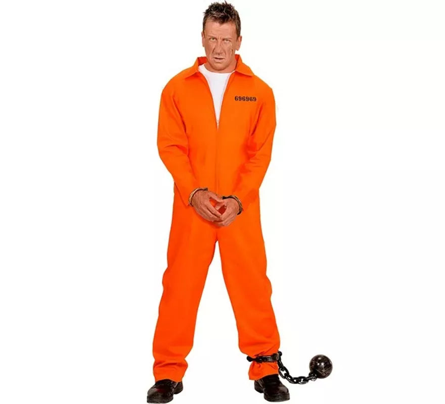Translation missing: it.Disfraz de Preso naranja para hombre