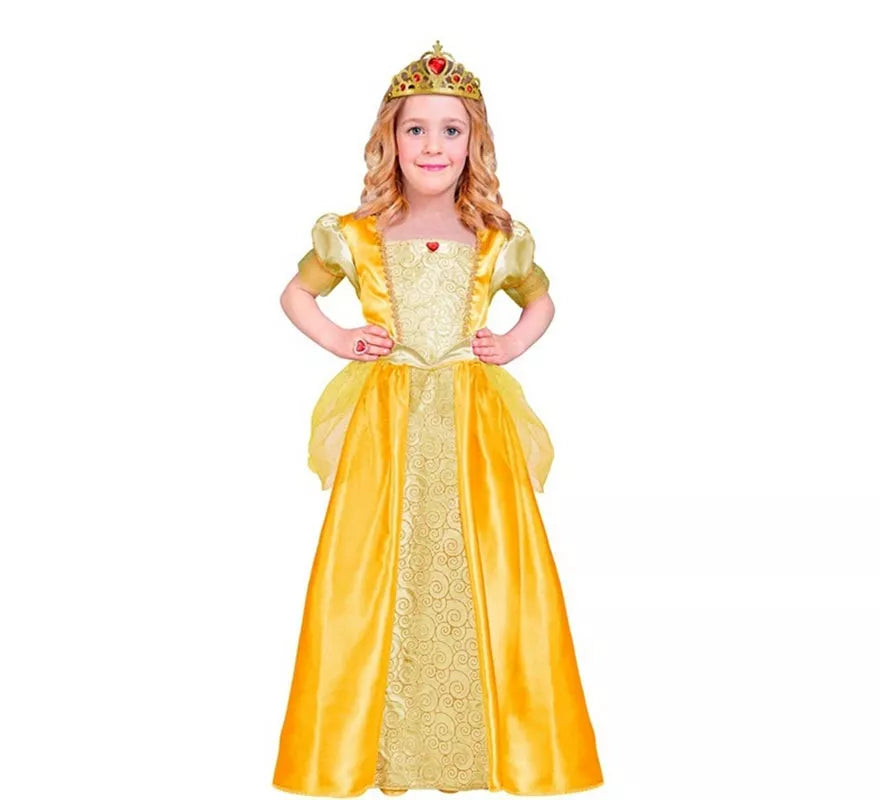 Translation missing: it.Disfraz de Princesa amarilla para niña