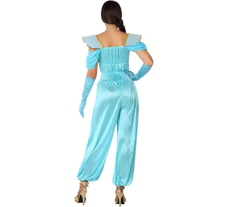 Translation missing: es.Disfraz de Princesa Árabe Azul para mujer
