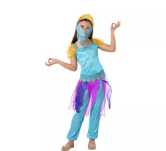 Blu arabo costume da principessa per le ragazze