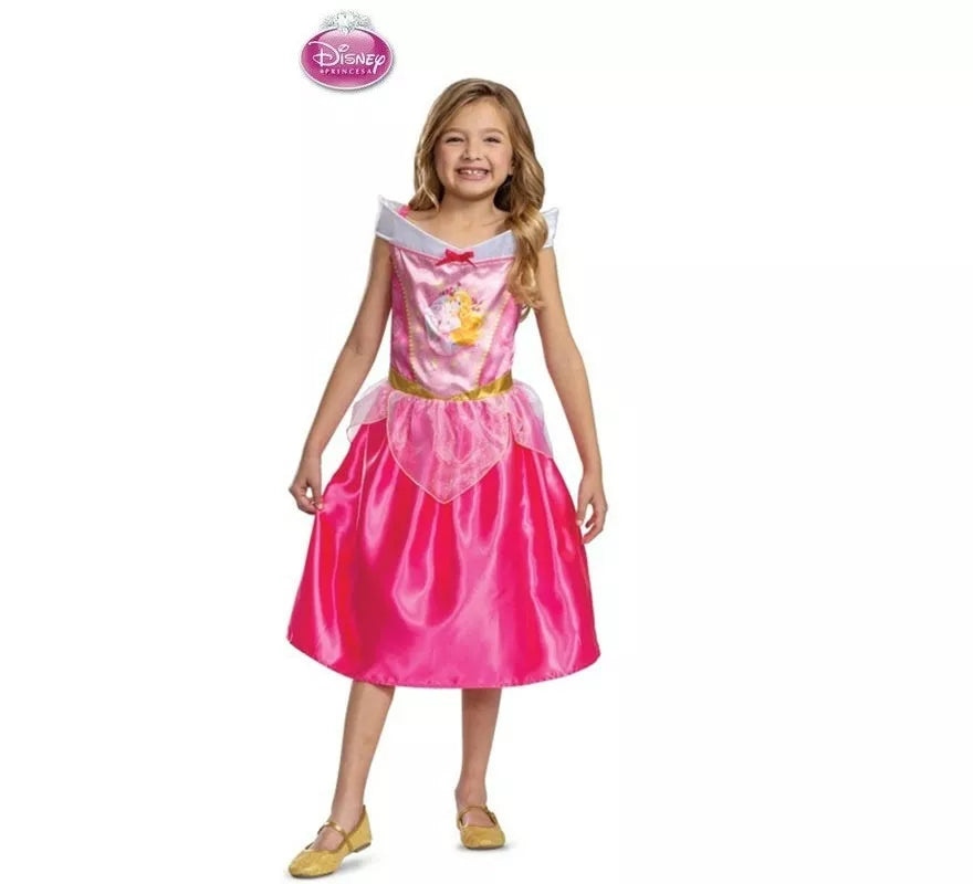 Translation missing: it.Disfraz de Princesa Aurora Basic Plus para niña