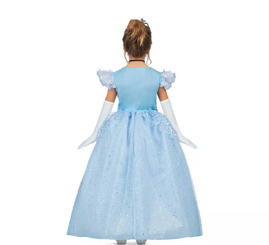 Translation missing: it.Disfraz de Princesa azul celeste de cuento para niña