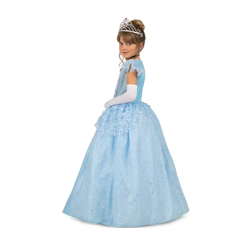 Translation missing: it.Disfraz de Princesa azul celeste de cuento para niña