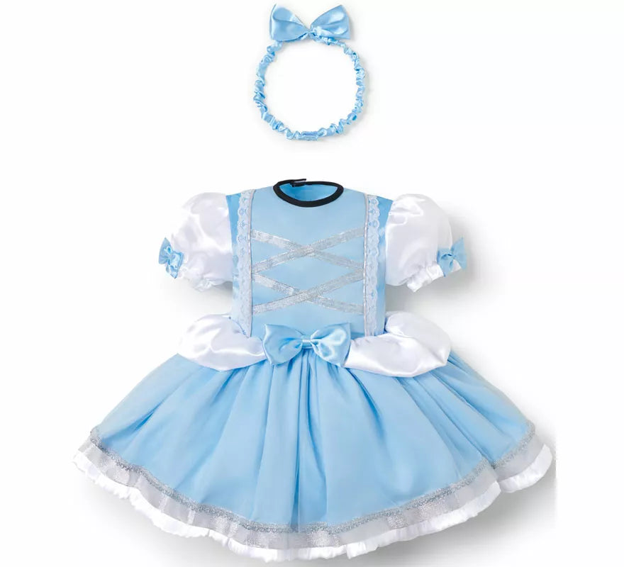 Disfraz de Princesa azul de Cuento de Hadas para bebé
