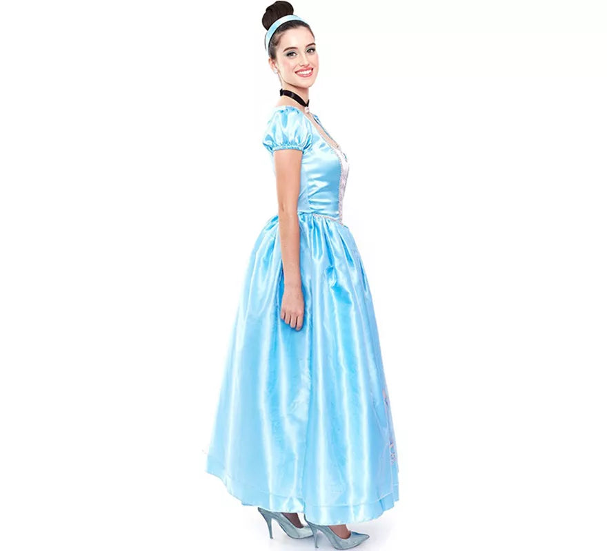 Translation missing: it.Disfraz de Princesa Azul de Cuento de Hadas para mujer